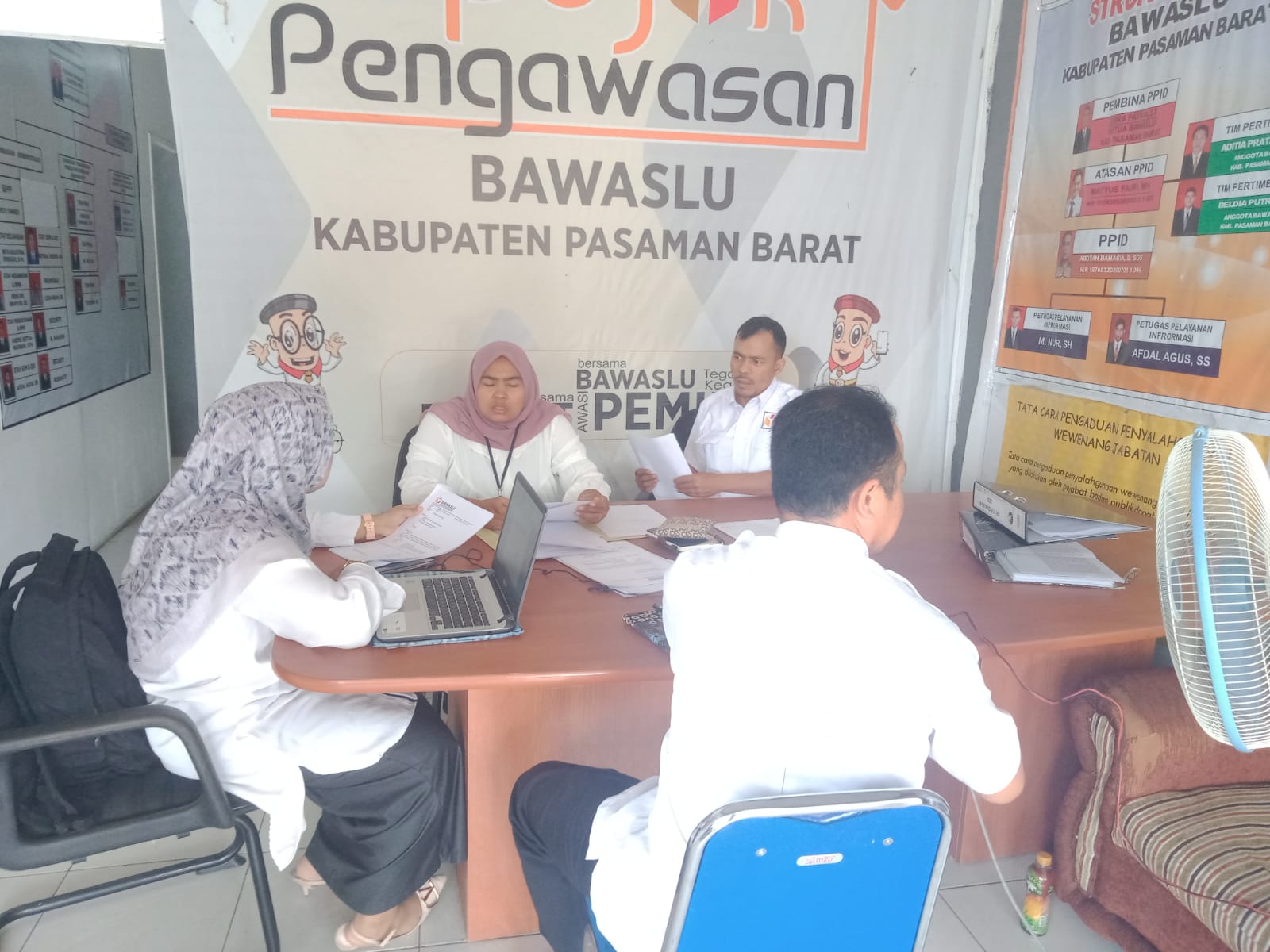 Suvervisi Monitoring Sumber Daya  Manusia di Lingkuangan Bawaslu Kabupaten Pasaman Barat
