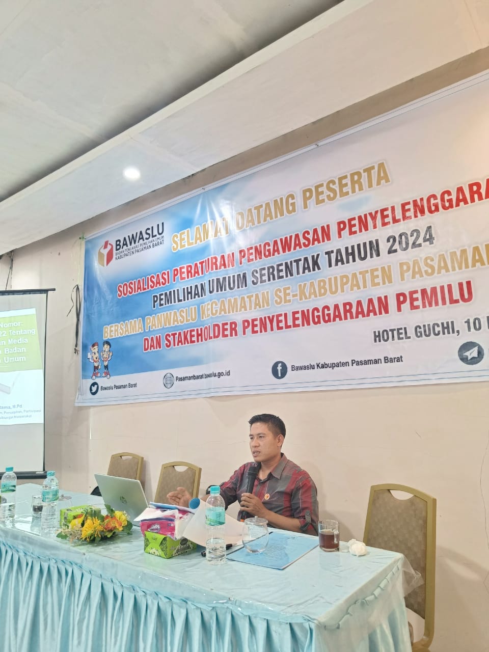 Sosialisasi Peraturan Pengawasan Penyelenggaraan Pemilihan Umum Serentak Tahun 2024