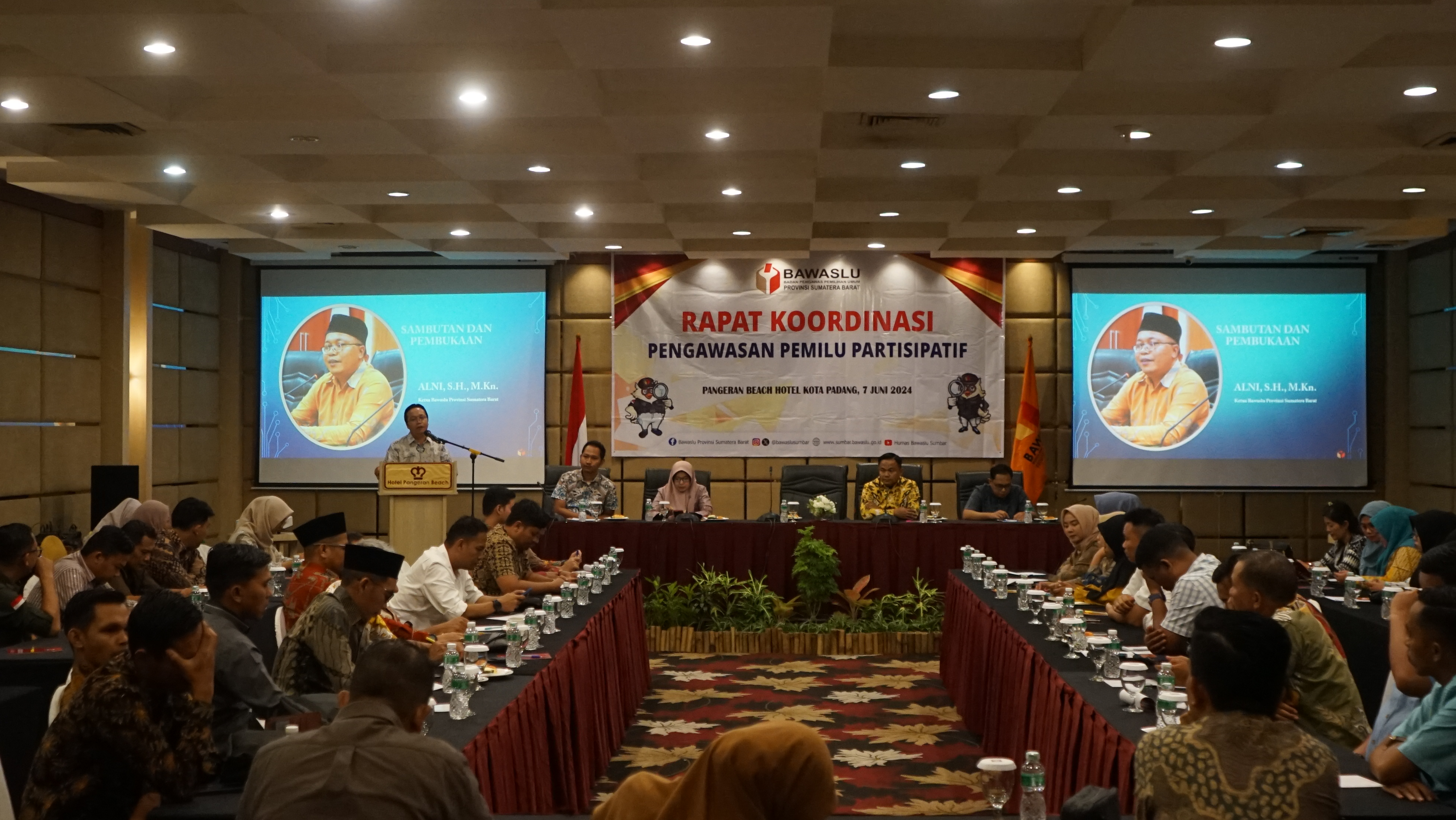 Rapat Koordinasi Pengawasan Pemilu Partisipatif, Jumat. 07/06/2024.