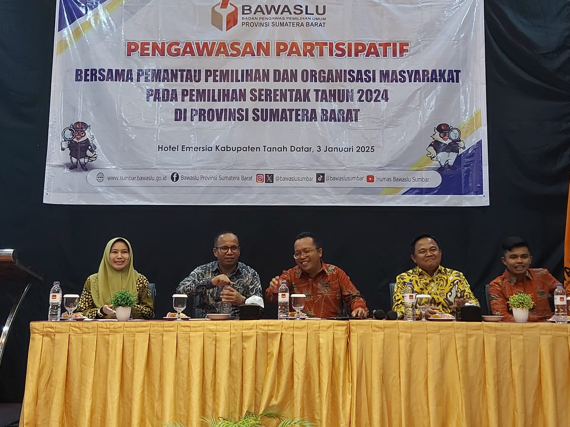 Sosialisasi dan Evaluasi pengawasan partisipatif bersama dengan Pemantau Pemilihan dan Organisasi masyarakat