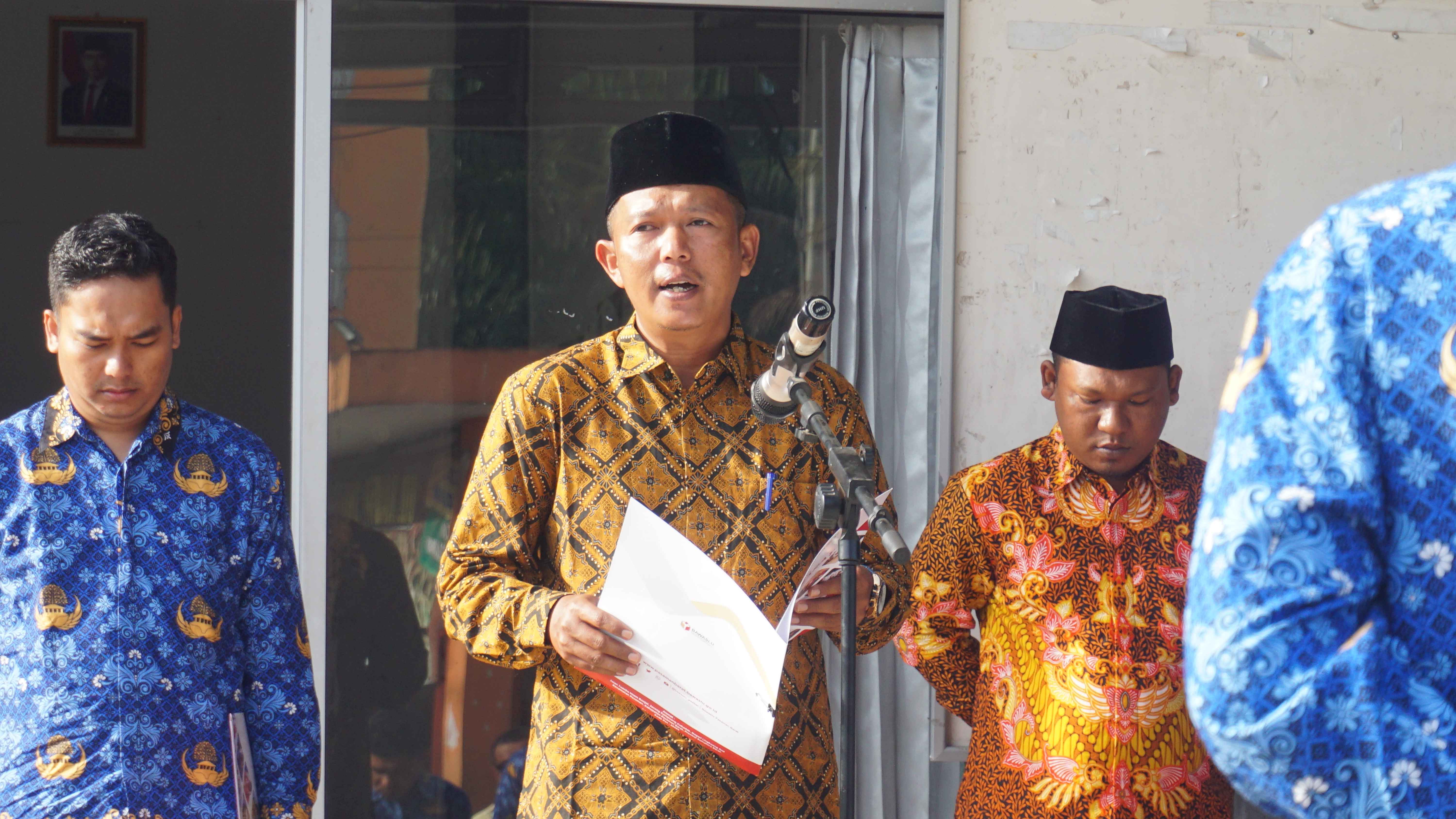 Ketua Bawaslu, Wanhar dalam amanatnya menyampaikan  apresiasi serta harapan agar sinergi antar-lembaga penegak hukum dan pengawas pemilu dapat terus terjalin dengan baik. Selasa (22/7)