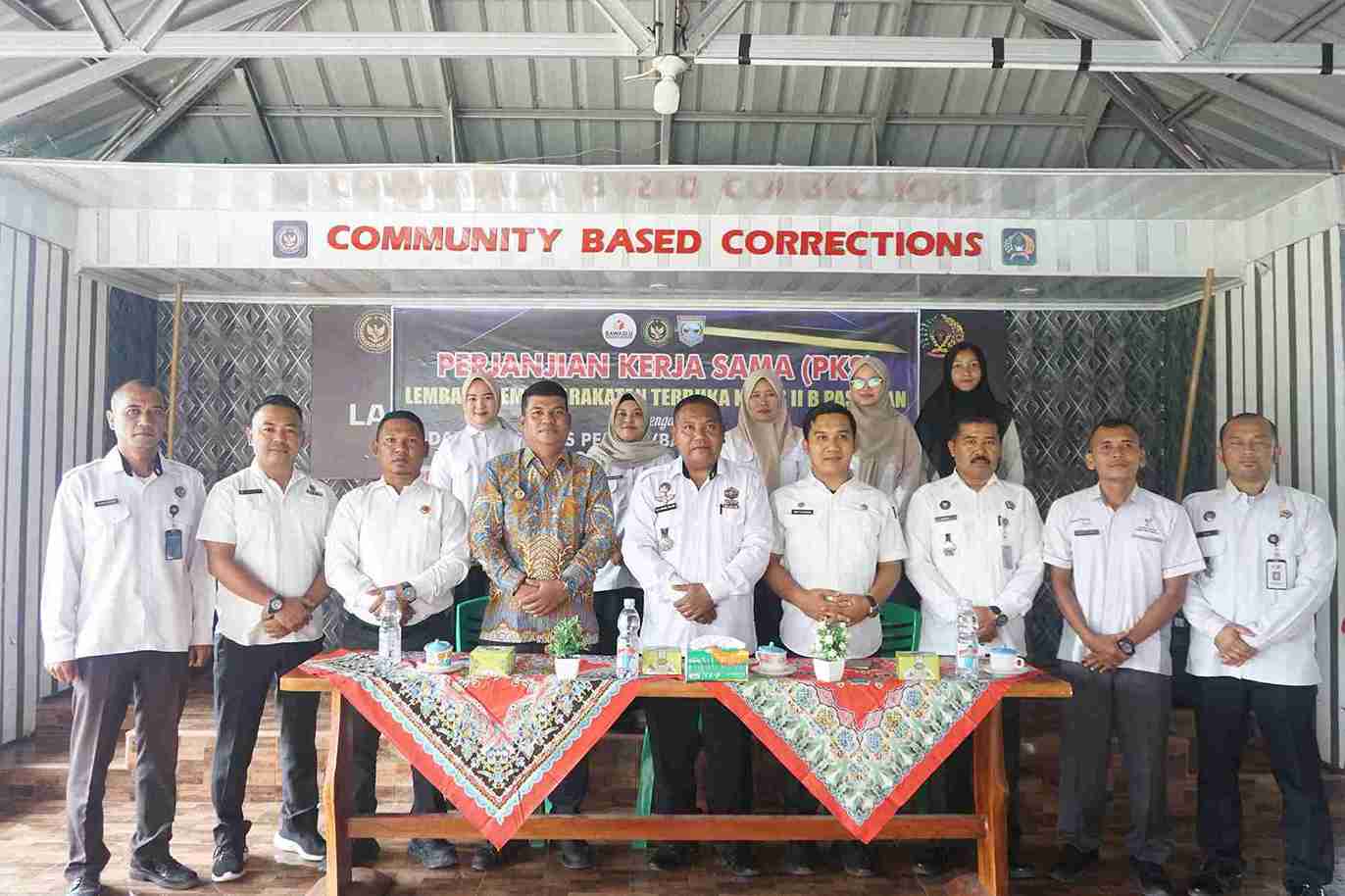 BENTUK KERJA SAMA YANG SOLID! BAWASLU KABUPATEN PASAMAN BARAT DAN LAPAS TERBUKA KELAS II B PASAMAN TANDA TANGANI NOTA KESEPAHAMAN