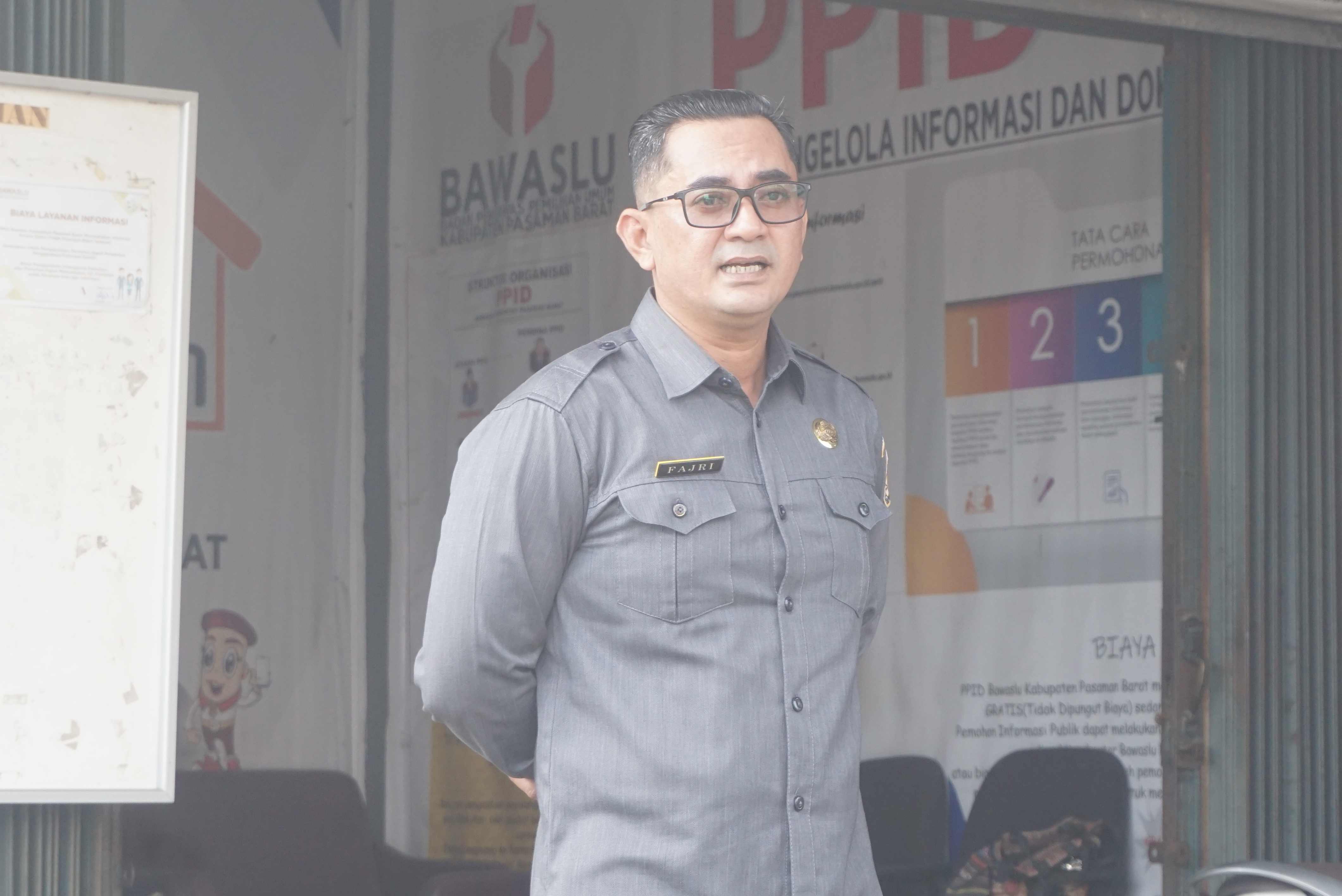 Plt. Kepala Sekretariat Bawaslu Kabupaten Pasaman Barat Maityus Fajri, S.H., M.H