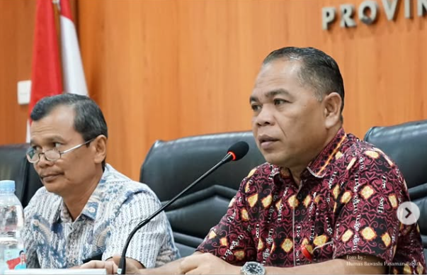 Kepala Sekretariat Bawaslu Provinsi Sumatera Barat Rinaldi Aulia
