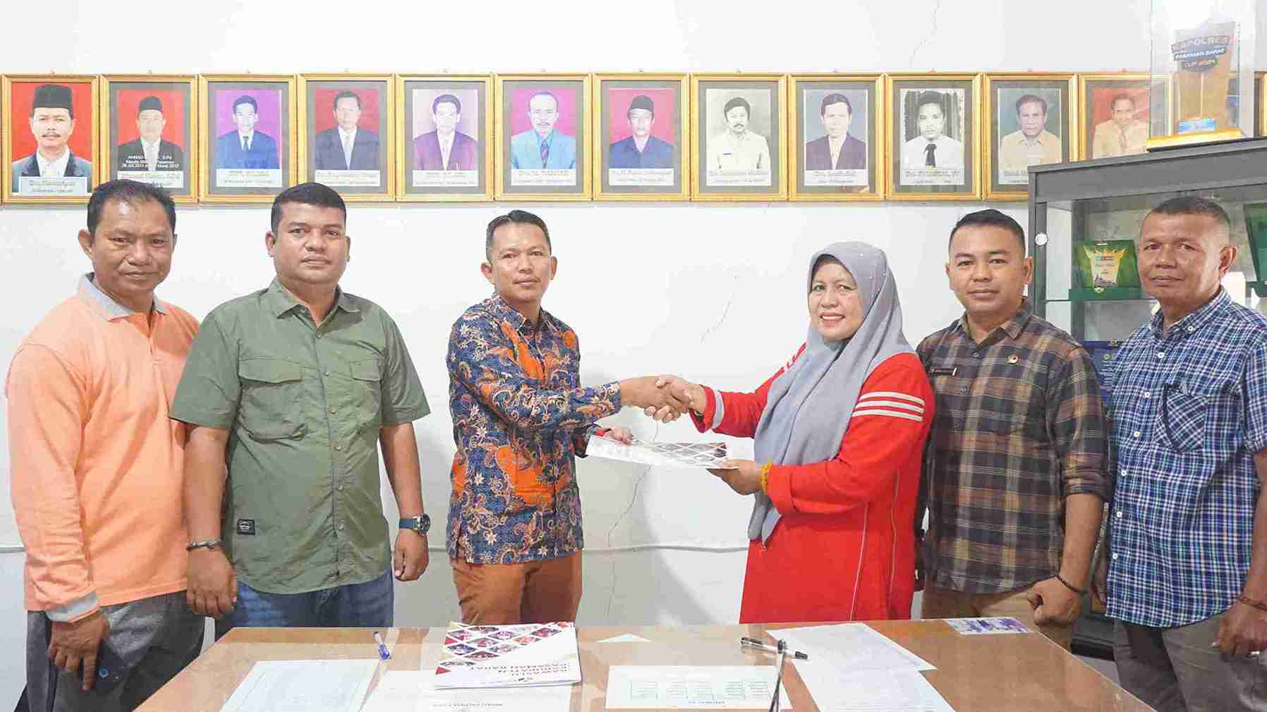 Penandatanganan MOU bersama SMANSA Pasaman