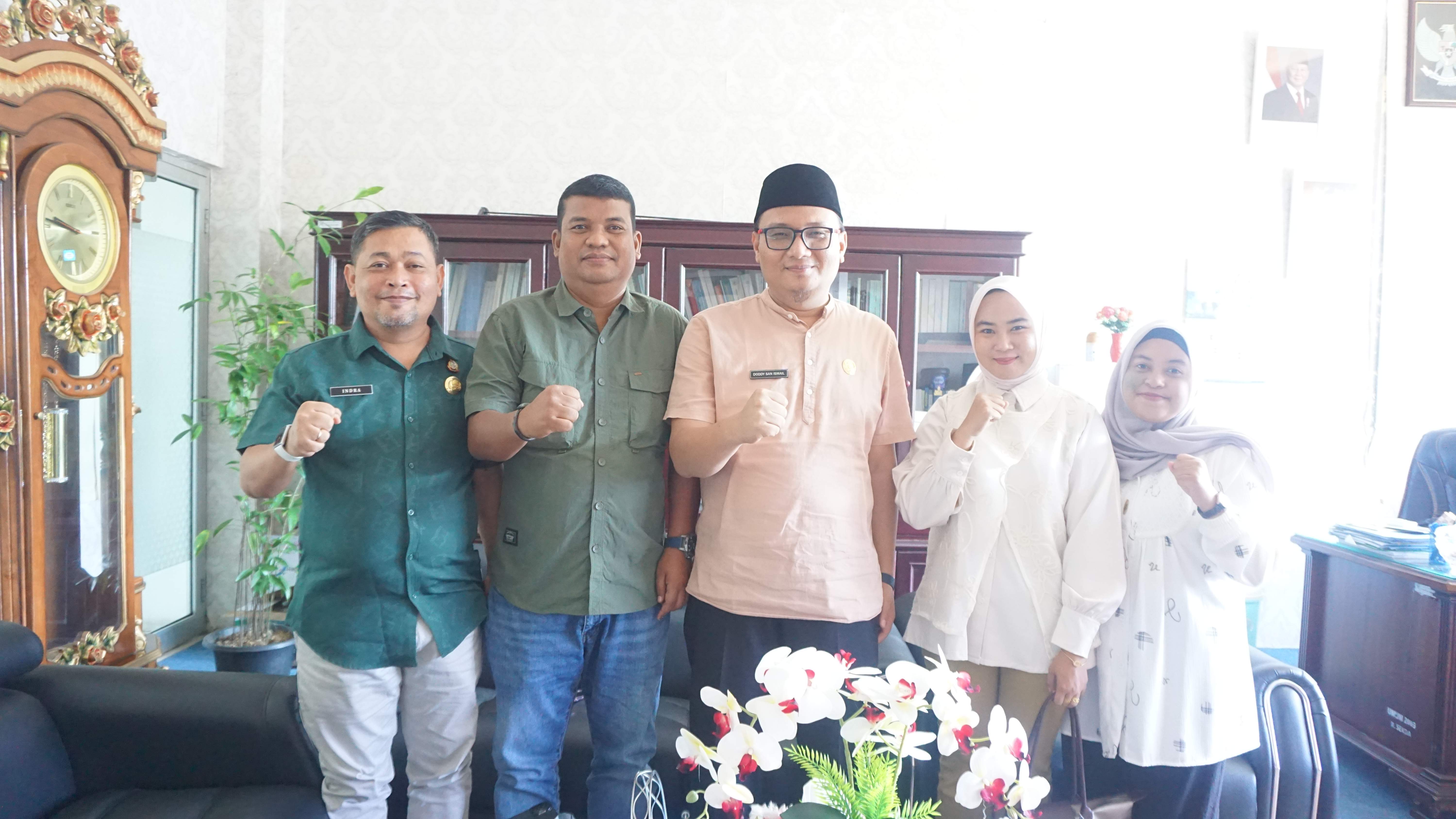 Koordinasi bersama Sekda Pasaman Barat