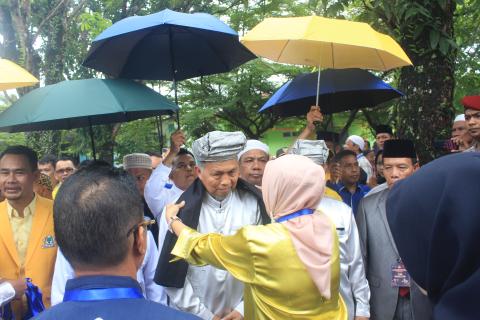 Pasangan Bakal Calon Hamsuardi-Kusnadi mendaftar ke KPU Pasaman Barat