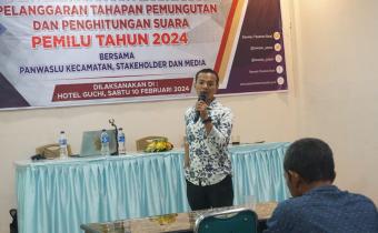 Rapat Koordinasi Penyelenggaraan Penanganan Pelanggaran Tahapan Pemungutan dan Perhitungan Suara Pemilu Tahun 2024