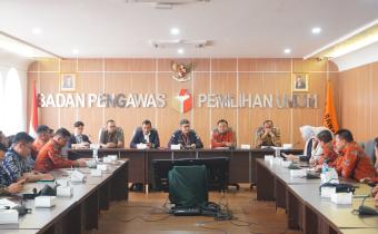 Konsiltasi Kehumasan Bawaslu Provinsi dan Bawaslu Kabupaten/Kota Sumatera Barat di Gedung Bawaslu RI, Selasa.28 Mei 2024 