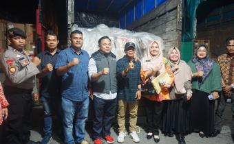 Penjemputan Surat Suara PSU DPD RI Dapil Sumbar di Terminal Cargo Bandara International Minangkabau, Jumat. 05/07