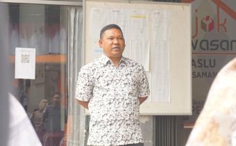 Anggota Bawaslu Kabupaten Pasaman Barat Laurencius Simatupang 