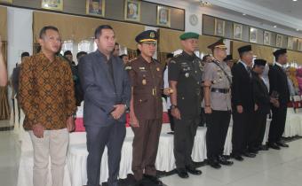 Ketua Bawaslu Pasaman Barat Hadiri Pelantikan Bupati dan Wakil Bupati Pasaman Barat Periode 2025–2030