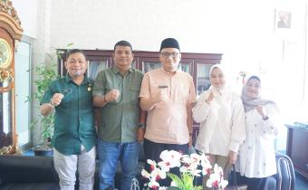 Koordinasi bersama Sekda Pasaman Barat
