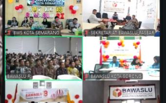 Kegiatan Zoom HUT Bawaslu RI